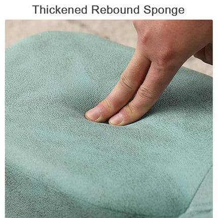 Cute Elephant Solid Wood Low Stool Shoe Changing Stool Durable for Home Entryway