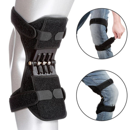 Adjustable Knee Support Booster Brace for Lifting Squatting Hiking and Sports