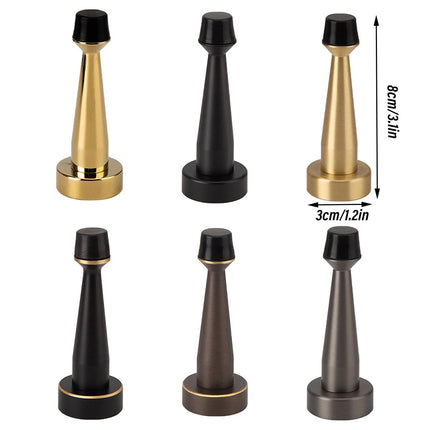 6 Colours Copper Door Stopper Top Cylinder Anti Collision Device for Home Office