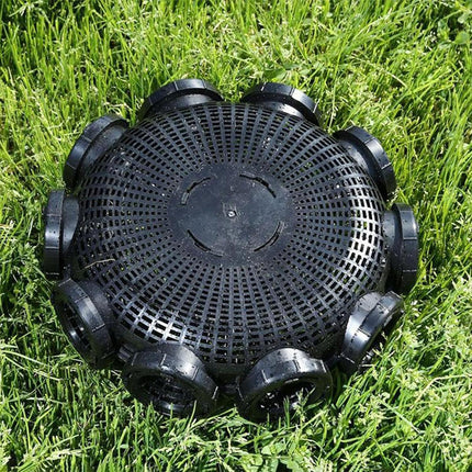 10Hole Eel Fishing Trap Cage Loach Fish Shrimp Net Folding Portable Catch Basket