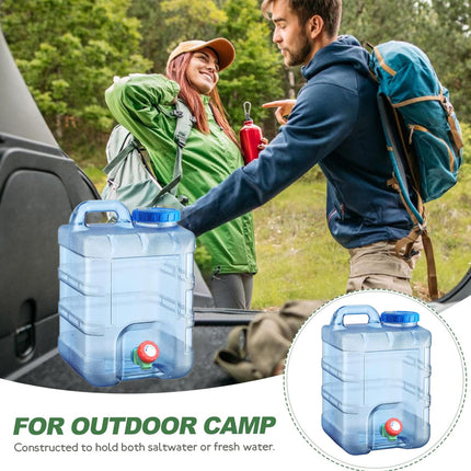 20L Large Water Container Tank with Tap for Camping Travel Picnic Outdoor Use