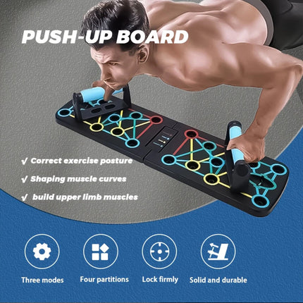 Push Up Board Home Multi Functional Fitness Folding Portable Gym Exercise Tool