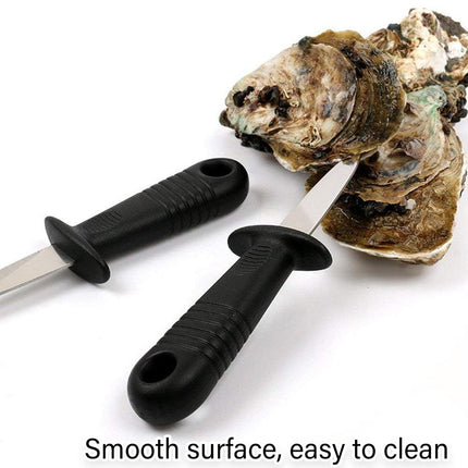 6PCS Stainless Steel Oyster Knife Non Slip Handle Scallop Shell Opener Shucking