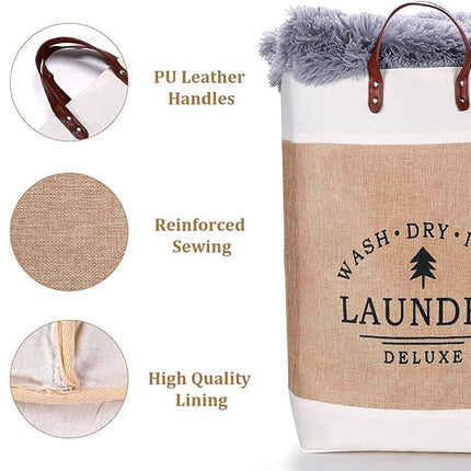 Foldable Laundry Basket Clothes Storage Bin Dirty Clothes Hamper Toy Organizer