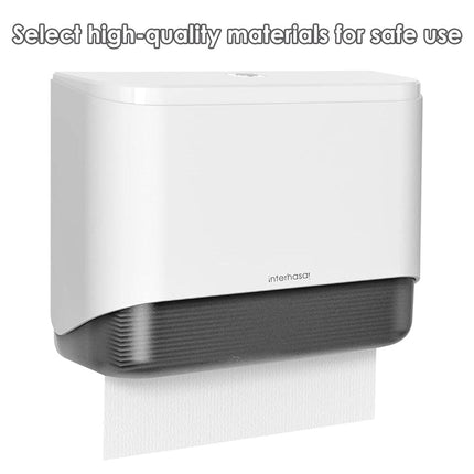 Wall Mounted Paper Dispenser Box Perforation Free Hand Towel Holder for Kitchen