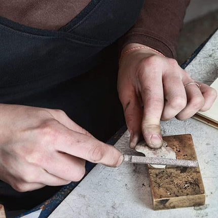 17 PCS Metal File Set Steel Grinding Tool Kit Iron Hand File Round Triangle