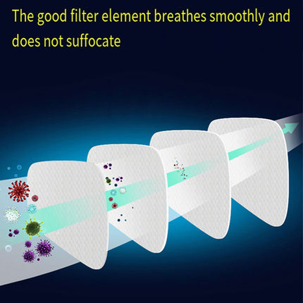 8PCS 6200 Protective Face Mask Respirator with 2 Filters for Painting Sanding