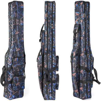 130cm Big Belly Fishing Tackle Bag Rod Storage Carry Case Outdoor Fishing Bag