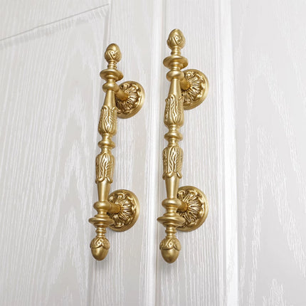 French Cabinet Door Handles Long Pull Retro Style for Closet Drawer Cupboard Use