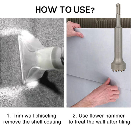 Electric Demolition Hammer Pickaxe Tool Wall Concrete Chisel Breaker Machine