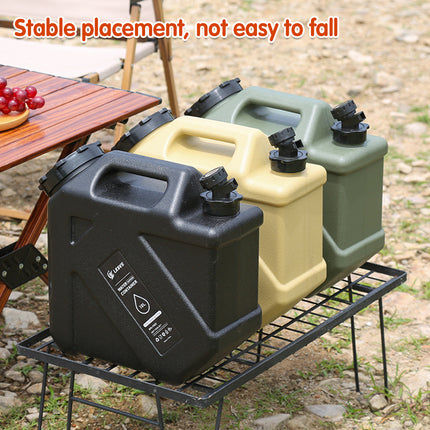 10L Portable Water Container with Tap for Car Camping Hiking Picnic Travel
