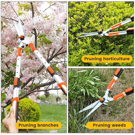 Garden Hedge Shears Pruning Branches Heavy Duty Sharp Blades Gardening Tool