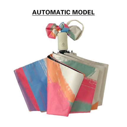 Folding Sunscreen Umbrella UV Protection Sunshade Portable Manual or Automatic