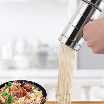 Home Manual Stainless Steel Pasta Maker Hand Crank Noodle Press Durable Easy Clean