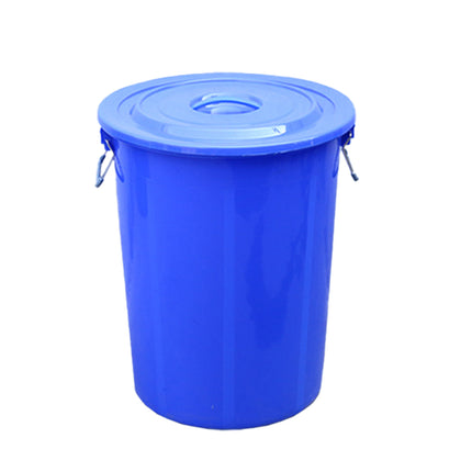 Large Round Plastic Utility Bucket with Lid Heavy Duty Garden Cleaning