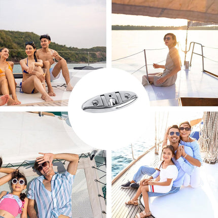 2PCS Stainless Steel Folding Bolt Use Corrosion Resistant 5in/6in