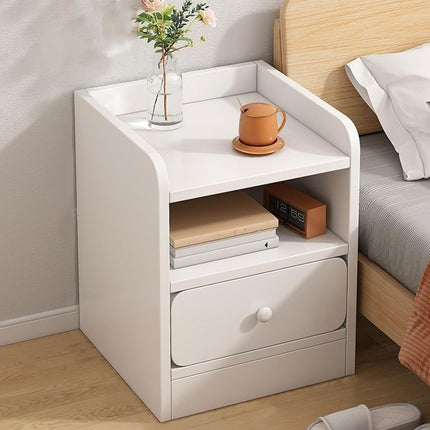 Ultra Narrow Bedside Table Storage Cabinet 30x30x50cm Bedroom Nightstand Drawer