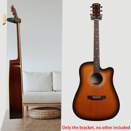 Guitar Stand Self Locking Hook Wall Mounted Hanger Guitar Hook Heavy Duty Holder