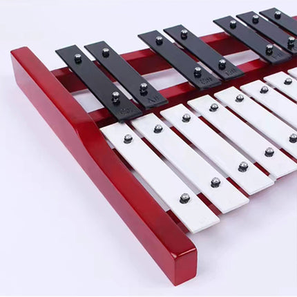 25-Tone Aluminum Plate Xylophone Hand-Strike Kids Music Learning Early Education
