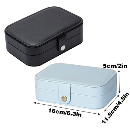 Jewelry Storage Box Travel Mini Case Portable Small Organiser for Rings Earrings