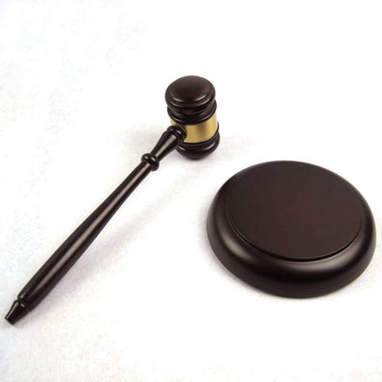 2PCS Wooden Judge Hammer Mallet Auction Mallet Handcrafted Craft Pendulum