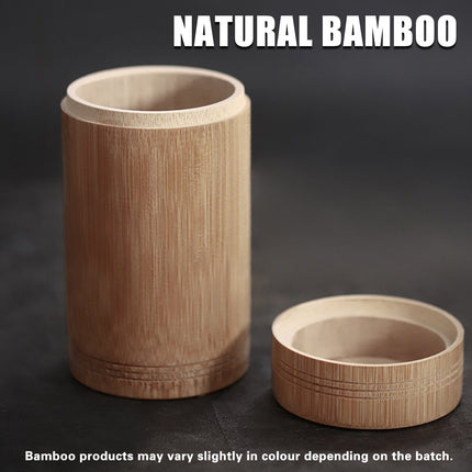 Bamboo Storage Canister with Sealed Lid 75g 100g 125g Tea Loose Leaf Jar