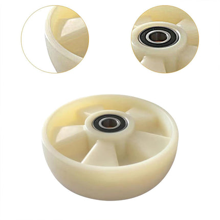 Pallet Truck Wheels 180x50mm Nylon NL or Red PU