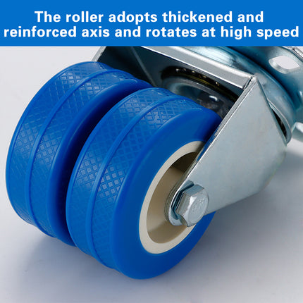 4pcs Casters Movable Wheels Heavy Duty Swivel Locking Caster Wheel For Furniture