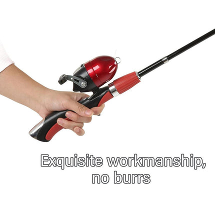 Compact Telescopic Fishing Rod Portable 1.4m Pole for Travel and Outdoors