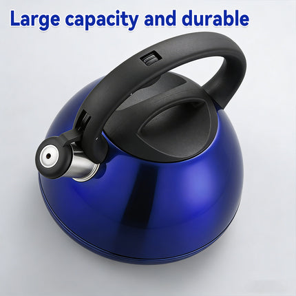 Stainless Steel Whistling Kettle Induction Heat Resistant Handle Home Tea Pot