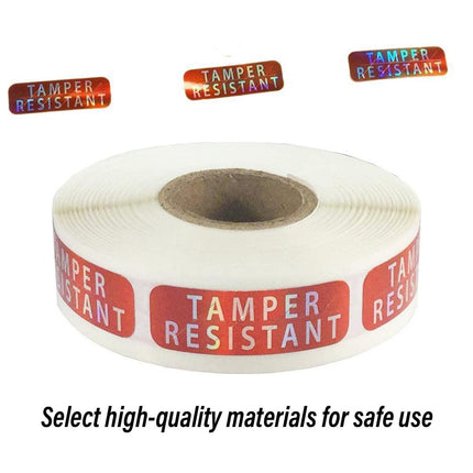 5 Rolls Tamper Proof Label Laser Self Adhesive Sealing Stickers for Security