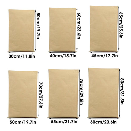 20pcs Thickened Paper Plastic Composite Packing Bag Sealable Storage Pouch