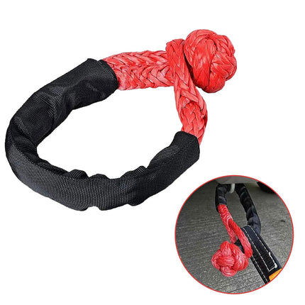 Vehicle Towing Rope Set 2PCS Heavy Duty Tow Strap Car Road Rescue Pull Cable