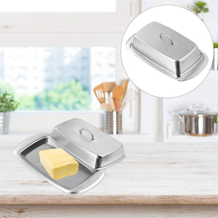 Butter Box Stainless Steel Food Safe Kitchen Cheese Bread Pastry Snack Box Use