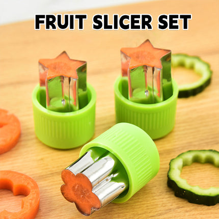 9 Pcs Stainless Steel Fruit and Vegetable Cutter Set for Mini Shapes