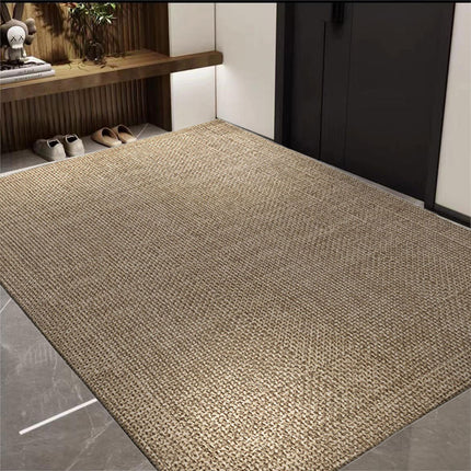 Jute Rug Handmade Area Rug Rectangle Jute Carpet Beige For Home Décor Flooring