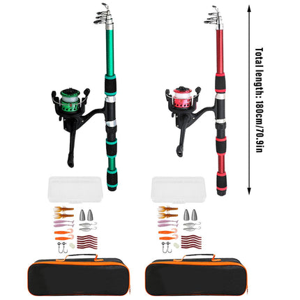 Ultra Short Pocket Portable Fishing Rod Compact Short Rod for Travel Angling