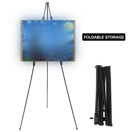 Adjustable Folding Easel Cross-Border New Style Metal Tripod Easel High Stability