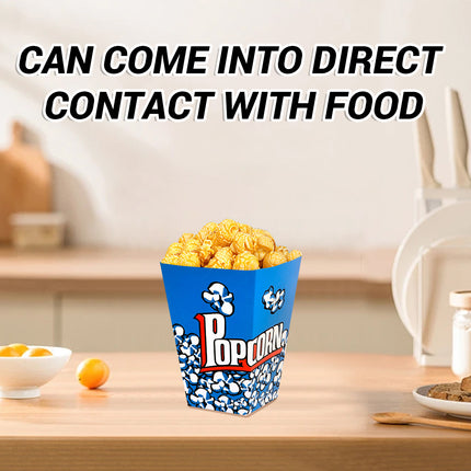 Popcorn Box Snack Box Fries Box Disposable Food Container For Fast Food Takeaway