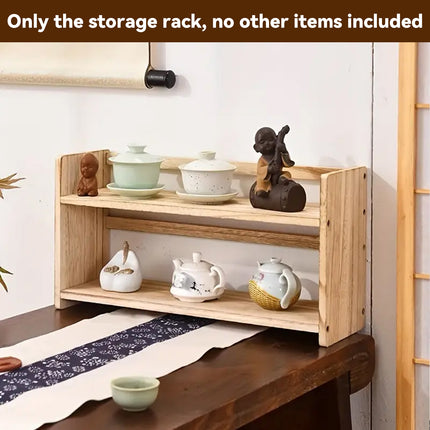 Solid Wood Movable Bookend Storage Decoration For Home Office Desk Shelf Durable