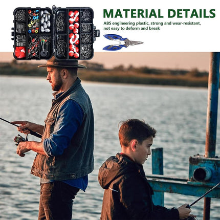 Fishing Accessory Tool Set Gear Kit for Fishing Rods Hooks Tackle Box Storage