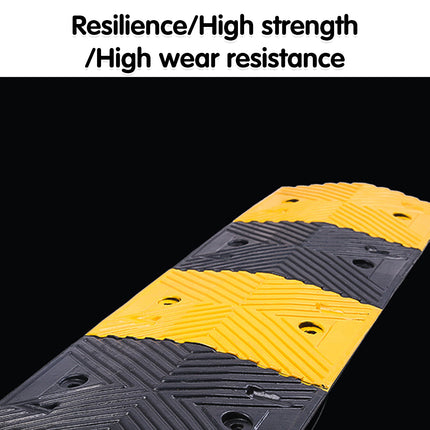 Rubber Speed Bump Car Parking Speed Bumper Heavy Duty Wear-Resistance Durable