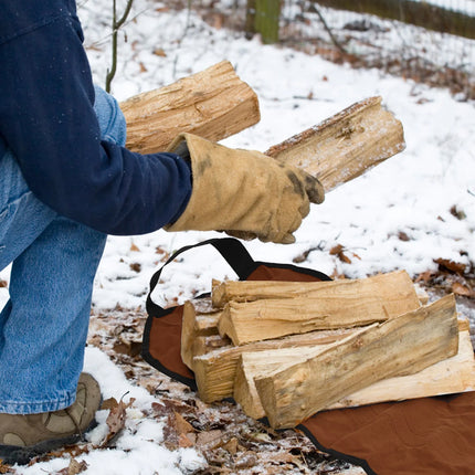 Outdoor Firewood Tote Bag Portable Durable for Outdoor Campfire Wood Storage