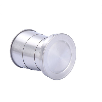 Portable Stainless Steel Folding Travel Cup Mini Retractable Outdoor Wine Glass
