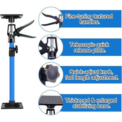 Telescopic Support Rod Adjustable 30-59cm Sturdy Cabinet Lift