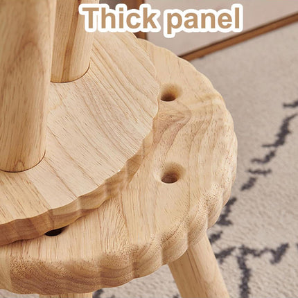 Home Wooden Shoe Bench Small Bench Wood Construction for Entryway Living Room