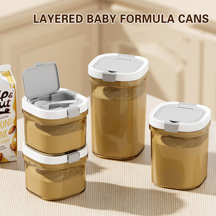 Household Milk Powder Cans Sealed Moisture-Proof Portable Baby Box