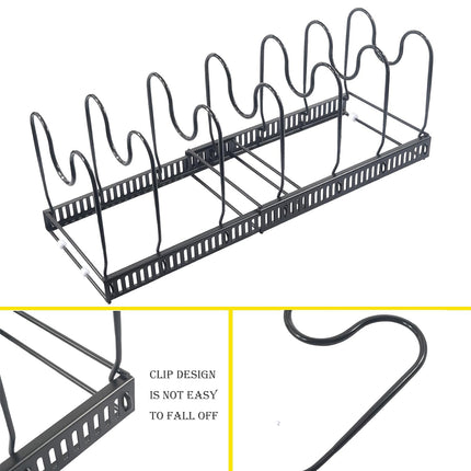 Retractable Kitchen Storage Rack Pot Lid Holder Cutting Board Organizer Stand