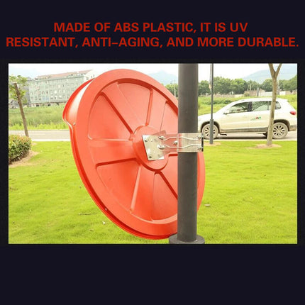 Road 230-Degree Corner Wide-Angle Mirror 45cm Round Traffic Safety Mirror