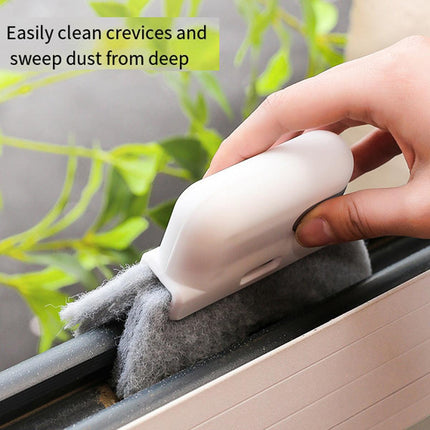 3pcs Window Groove Cleaning Brushes for Door Recess Dirt Remover Tool Set